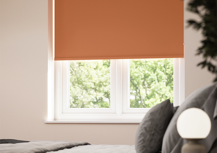 Trinity (Blackout), Deep Orange - Twist&Fit Roller Blind - Image 5